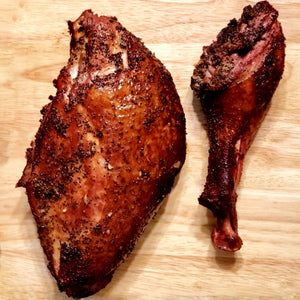Thanksgiving Turkey Breasts: Lemon-Garlic Butter Basted